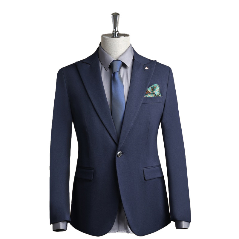Modern Slim Fit Men's Suit Blazer Single-Button Wedding Groom Party Tuxedo Business Casual Separates_voghion.com