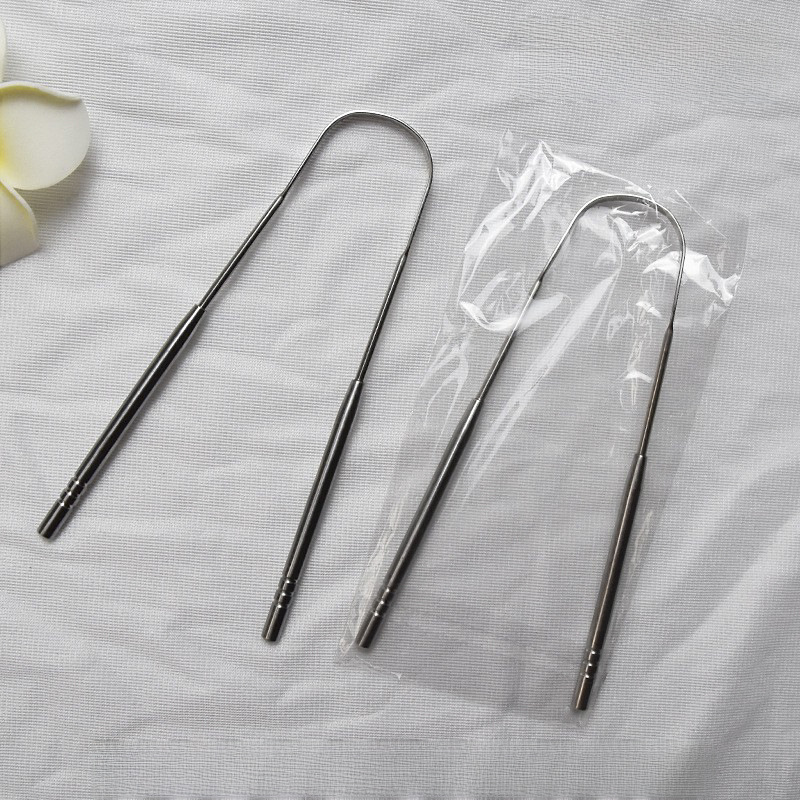 Manufacturer wholesale stainless steel U-shaped tongue scraper