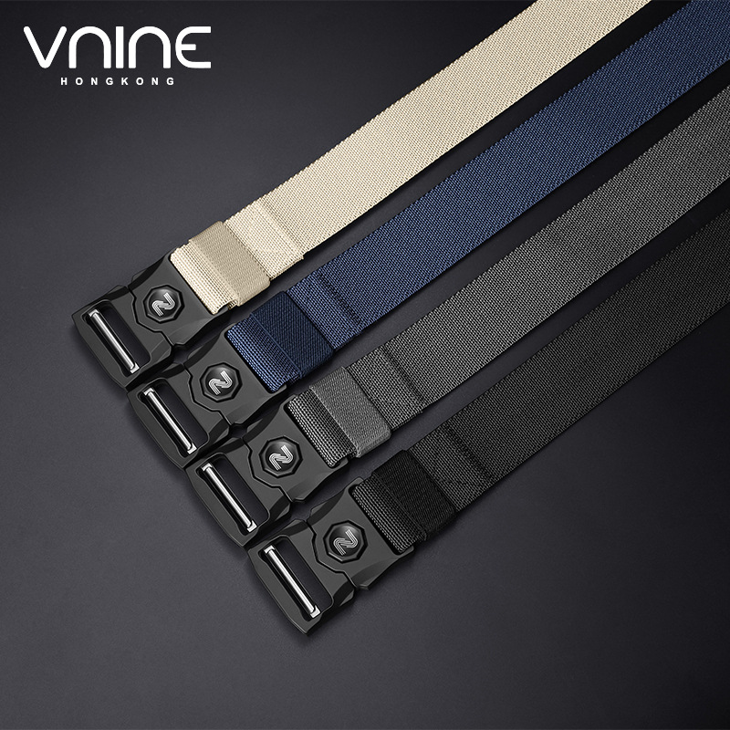 Men's cloth automatic elastic belt
