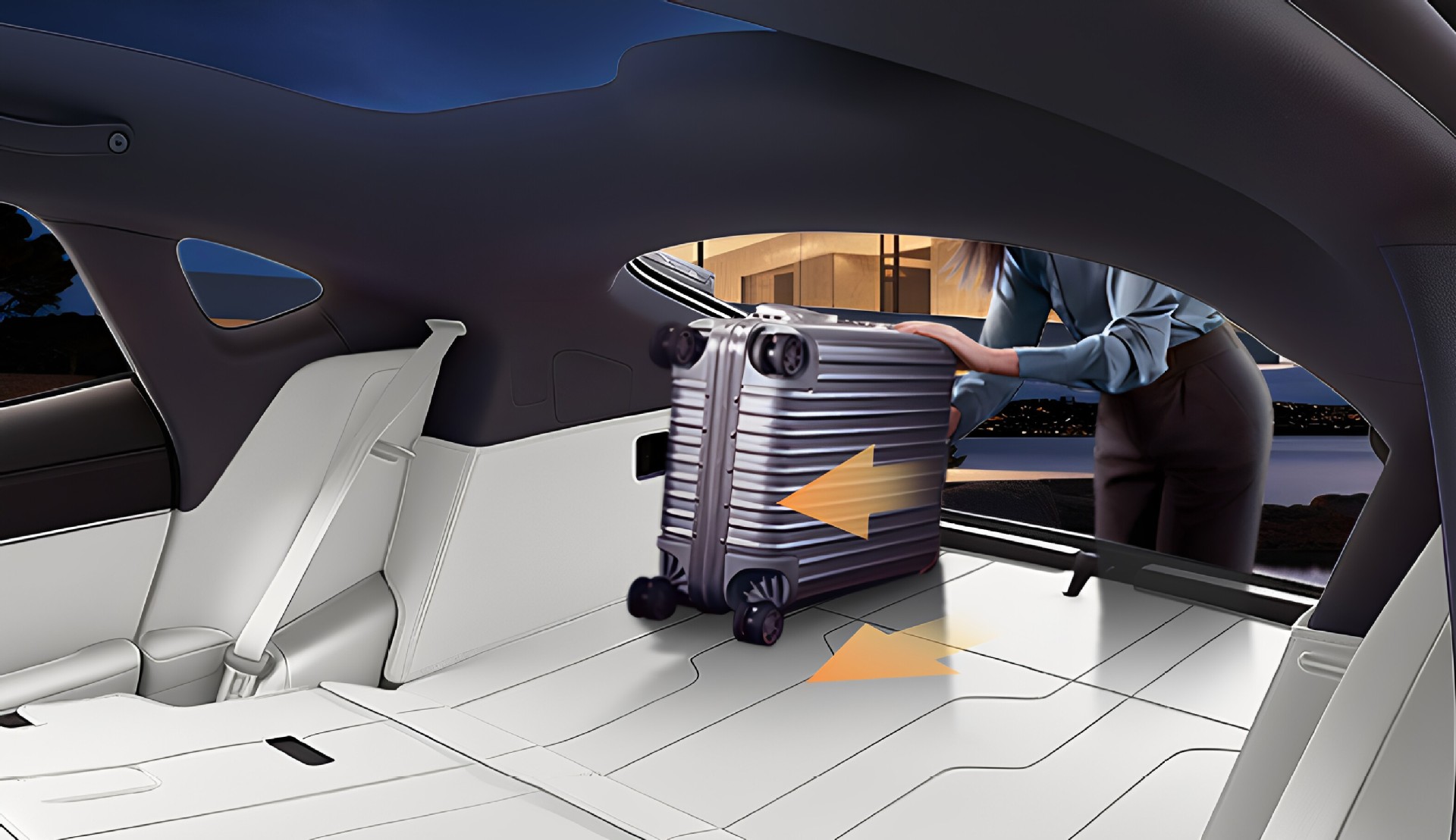 Suitable for the Zhiji L6 2026 model, full coverage trunk mat, car interior modification accessories