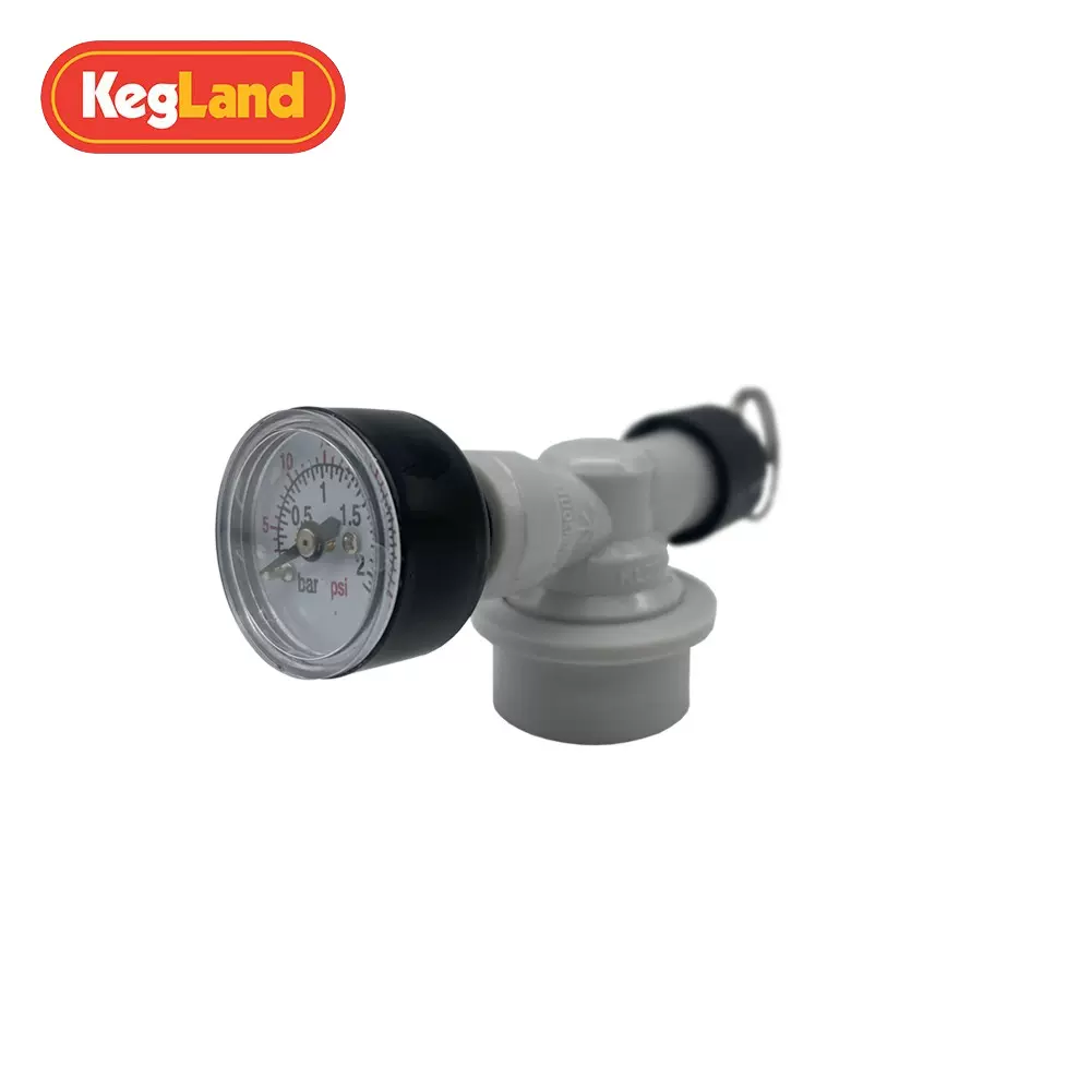 精酿Keg桶啤酒桶美标桶二氧化碳压力表co2减压阀快接接头KegLand