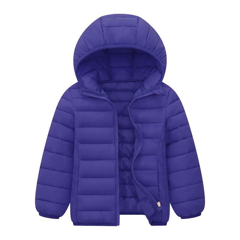 Chaqueta de plumón ligera para niños y niñas, modelo 2025, abrigo corto de algodón para niños pequeños y mayores.
