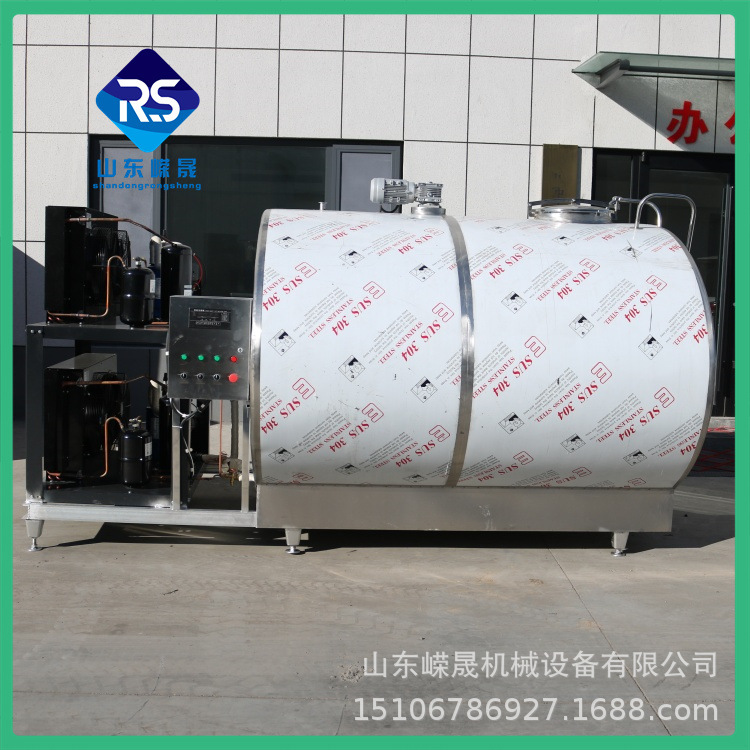 不锈钢牛奶制冷罐 巴氏杀菌机 羊奶冷却运输罐