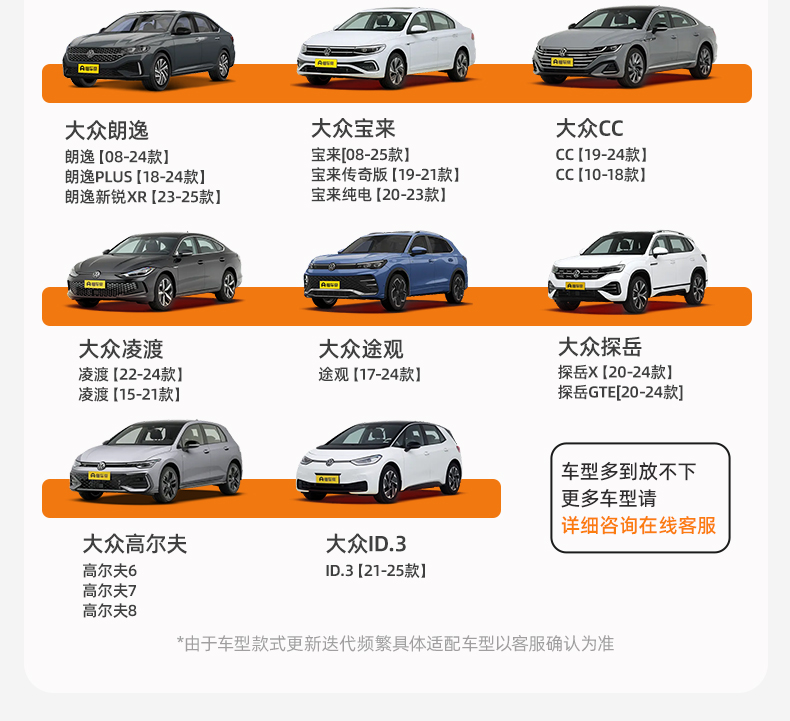 Qiao's TPE full-coverage car floor mats are suitable for Volkswagen Lavida, Sagitar, Magotan, Passat, Golf, and Tiguan L
