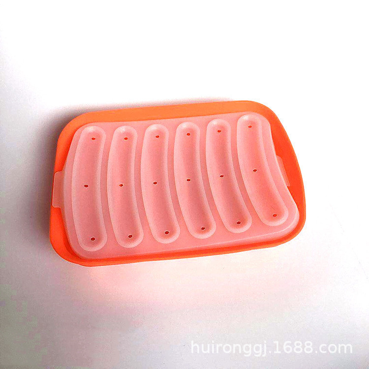FDA食品級シリコンホットドッグソーセージ金型赤ちゃん補助食自作diyハム腸焙煎金型|undefined