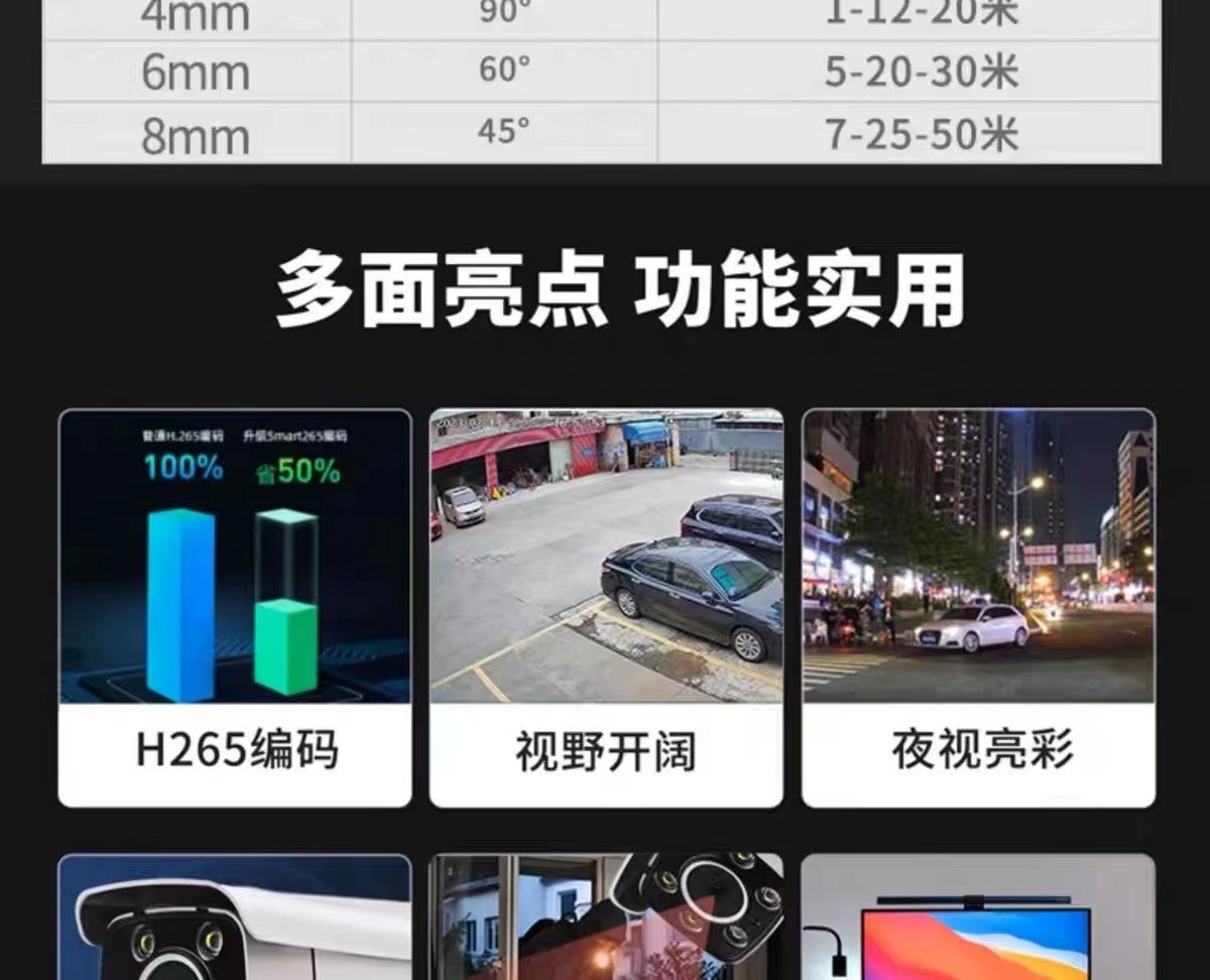 12MP çift ışık kaynaklı POE ağ bağlantılı ultra net görüntü sağlayan süpermarket, ticari ve ev kullanımı için ekranlı 8 kanallı güvenlik kamerası seti
