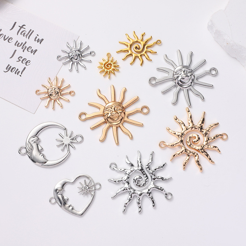 European and American Sunflower Pendant Jewelry Accessories Bohemian Style DIY Necklace Waist Chain Accessories Exquisite Versatile Accessories European and American Sunflower Pendant Jewelry Accessories Bohemian Style DIY Necklace Waist Chain Accessories Exquisite Versatile Accessories