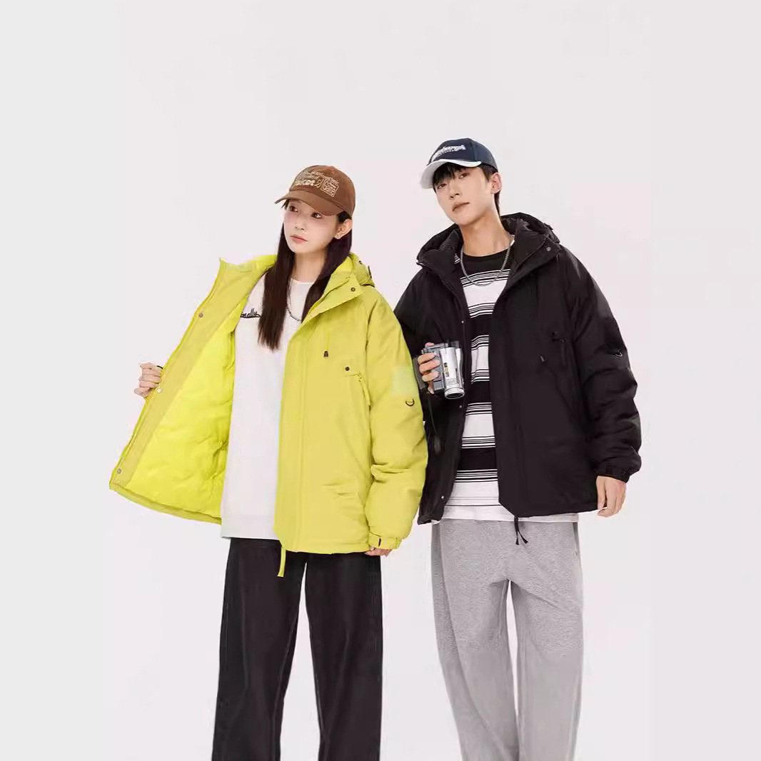 2024新款冲锋衣情侣石墨烯加厚冬季防寒保暖防风防水户外运动棉衣