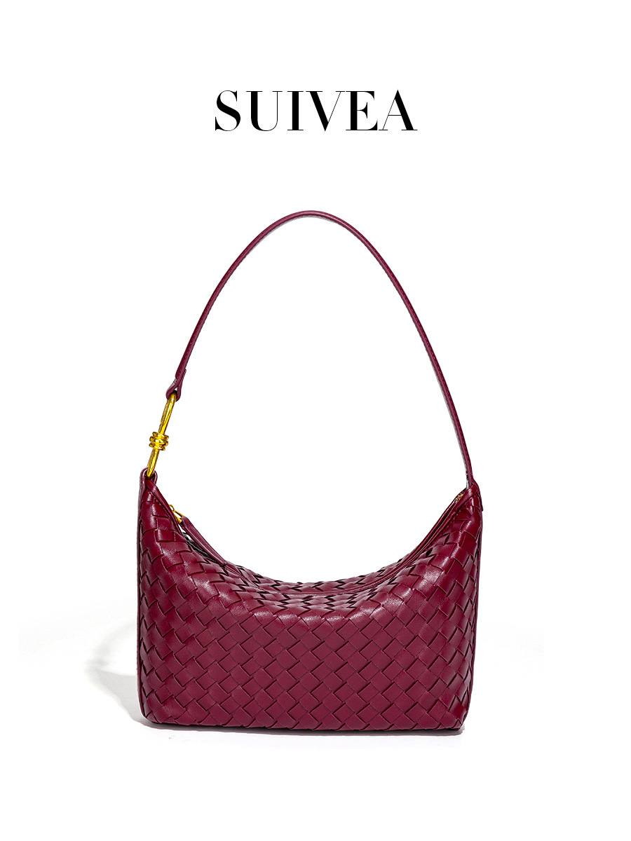 Universal handheld woven capacious trend one-shoulder bag