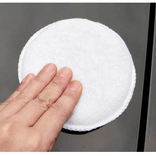 洗車スポンジブロックメッキ結晶ワックスケーキ円形極細繊維自動車清潔研磨スポンジ清掃用品