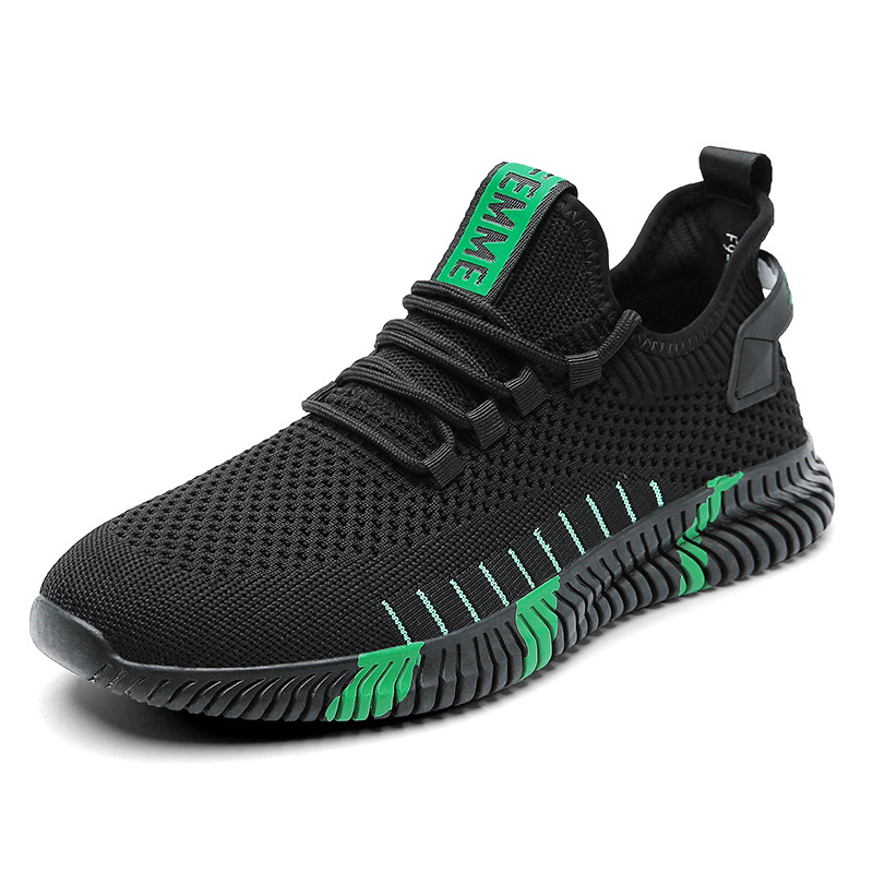 Breathable Men's Casual Running Shoes Lightweight Mesh Trainers_voghion.com