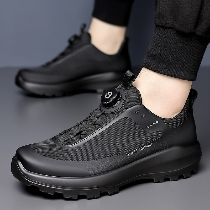 Men's Shoes 2026 Spring New Soft-Soled Outdoor Casual Shoes Men's Thick-Soled Sports Shoes Rotating Buckle Hiking Shoes Men's Shoes 2026 Spring New Soft-Soled Outdoor Casual Shoes Men's Thick-Soled Sports Shoes Rotating Buckle Hiking Shoes