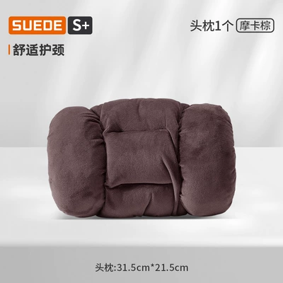 Waist support – Pillow - lamb-plush-mocha-brown-headrest