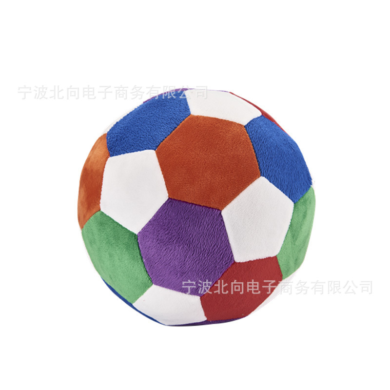 Balón de fútbol colorido de 18 cm.