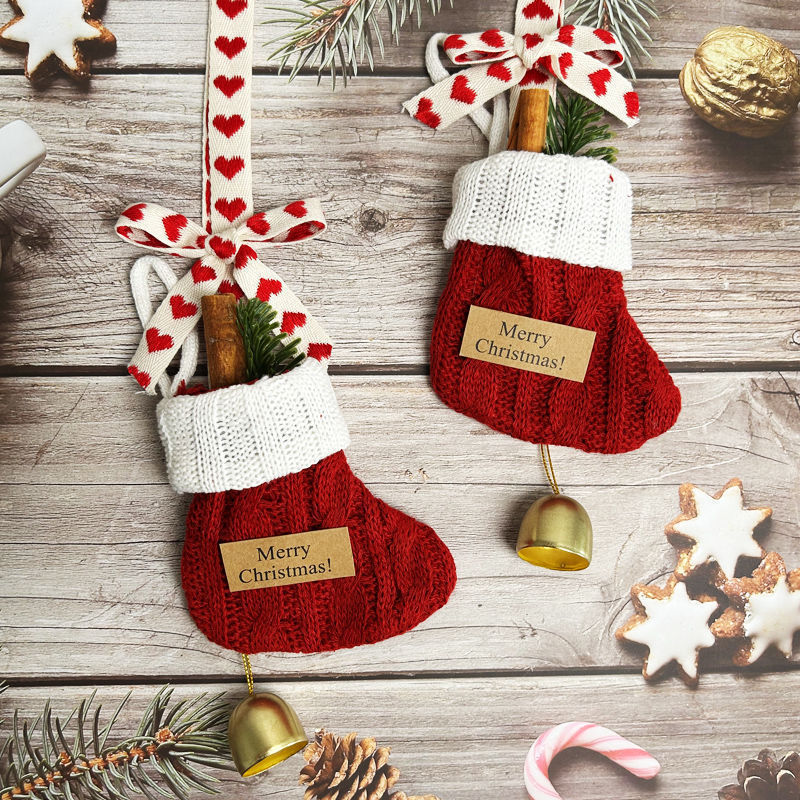 クリスマス装飾、ノベルソンクリスマスストッキングペンダント、クリスマスツリー装飾、お祭り雰囲気アレンジメント、吊り下げ装飾、ドアギフト|undefined