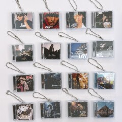 現物の周杰倫のフルセットのアルバムnfcアクリルのミニcd箱のキーホルダーの周辺の応援の材料のペンダント
