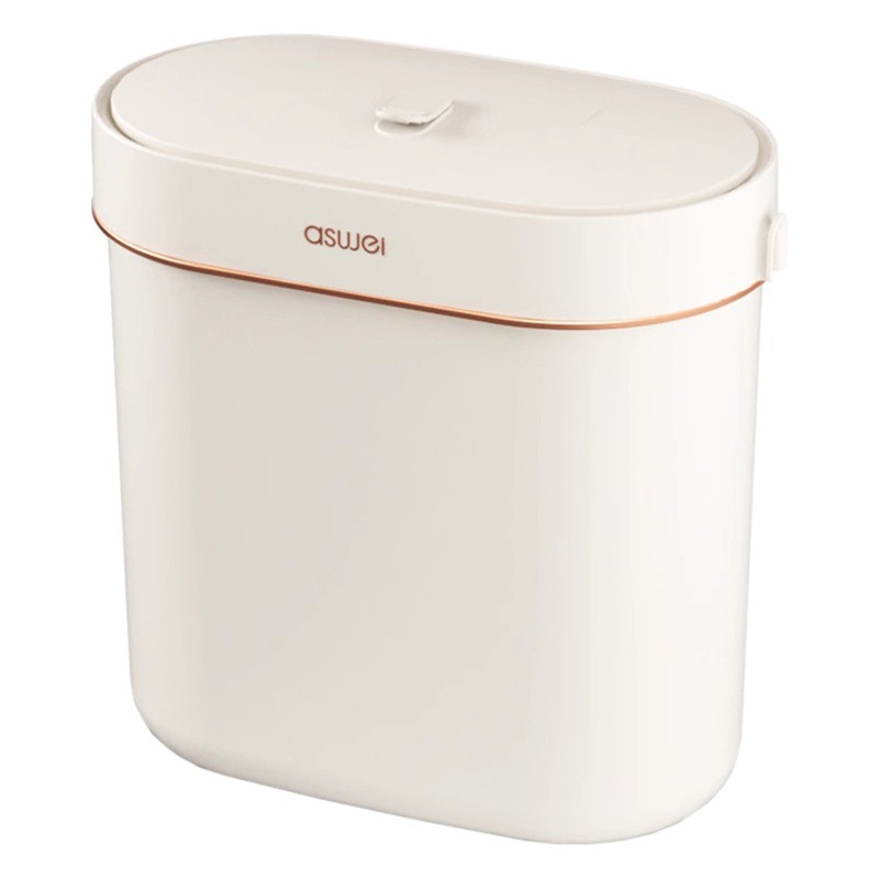 Cubo de basura montado en la pared, cocina de la casa, cuarto de baño, retrete, hueco especial con la tapa, cesta del papel usado de la cocina, nuevo cubo del almacenamiento