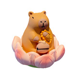 Оригинальный буддийский лотос удачи, деревянная рыба, трехцветочный кот, свинья, автомобиль, украшение для дома, игрушка-кукла из смолы