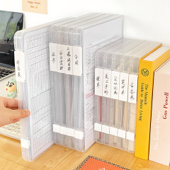 透明a 4ファイル収納箱デスクトップ家庭用説明書資料書類箱手形試巻整理神器
