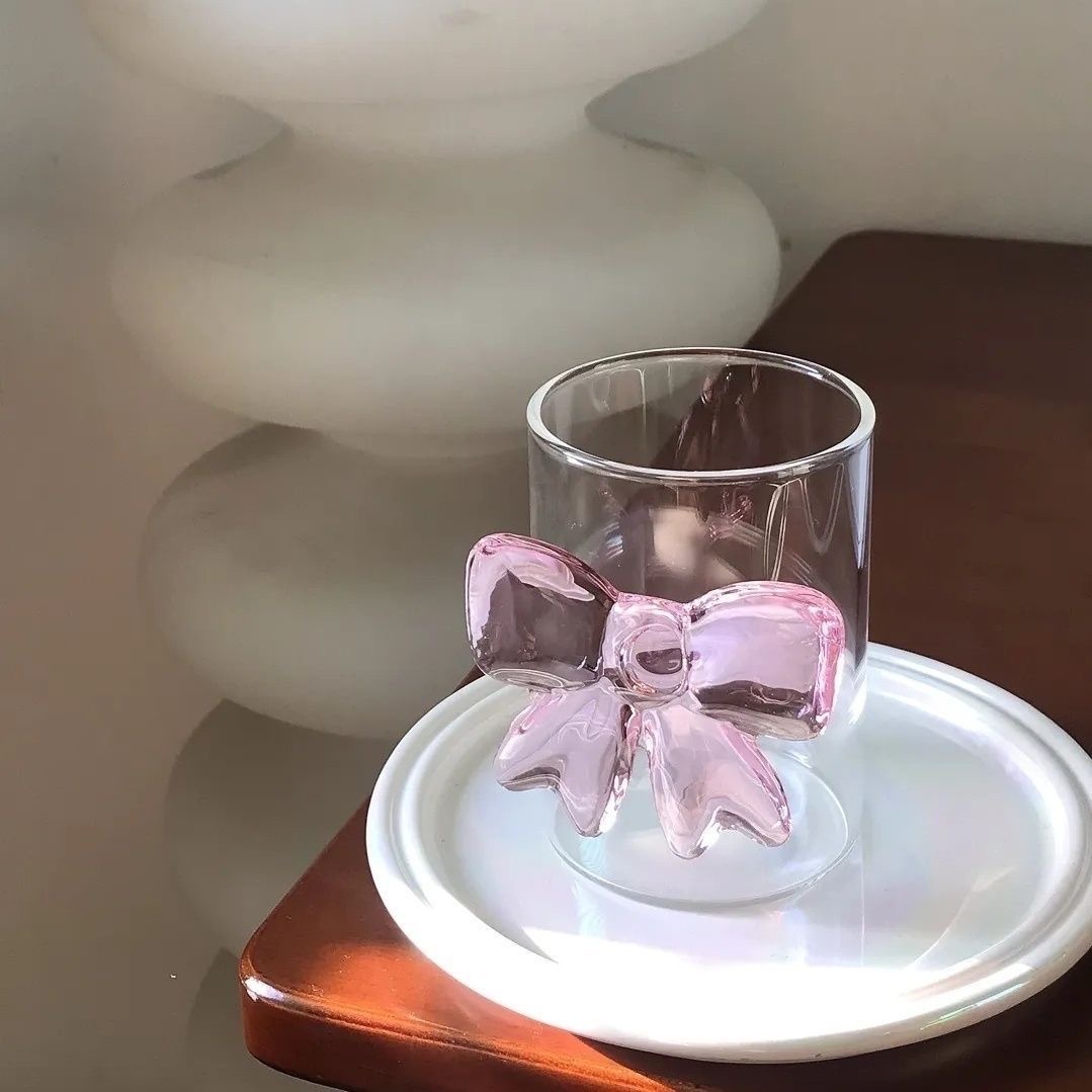 Taza de arco rosa grande