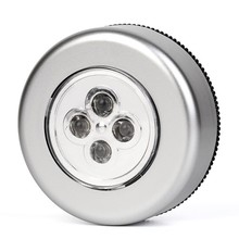 led跨境小夜灯干电池照明按压灯触摸拍拍灯无线卧室磁吸橱柜灯