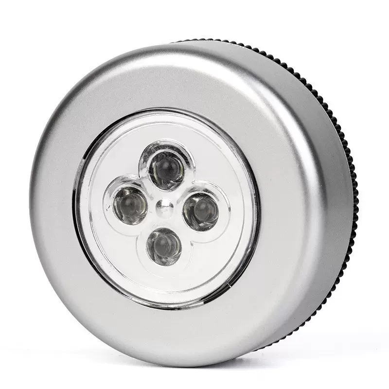 led跨境小夜灯干电池照明按压灯触摸拍拍灯无线卧室磁吸橱柜灯