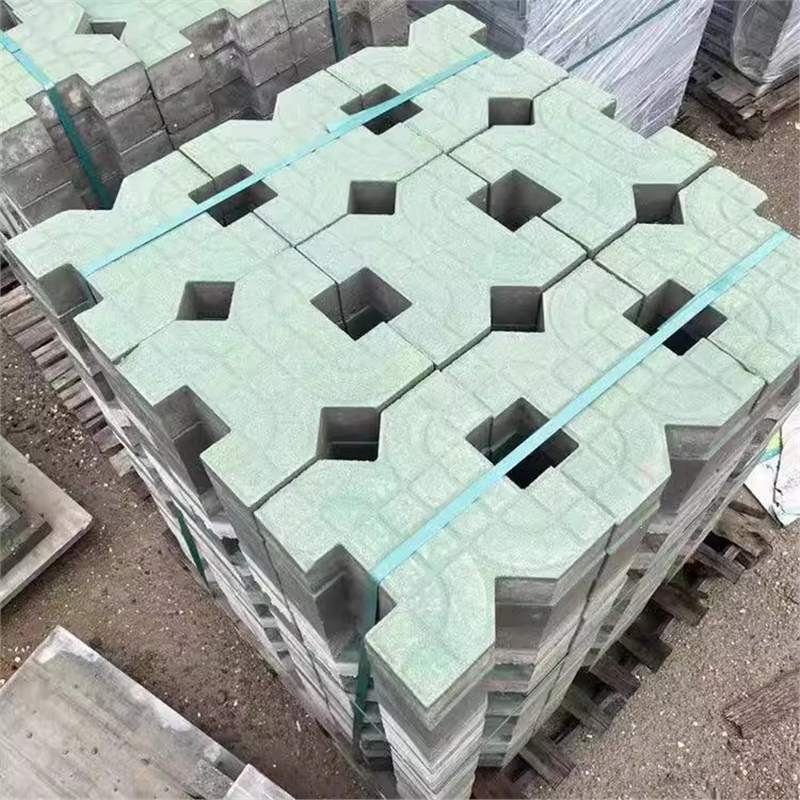 河南信阳X植草砖停车位植草砖停车场草坪砖井字砖单八双8水泥混凝