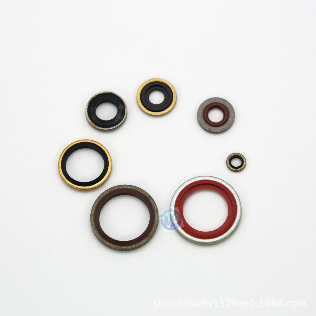 组合垫圈高压柴油管垫片空心螺丝放油垫液压油管耐油半包组合垫圈