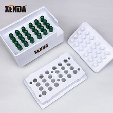 XENDA 0 00 1#24孔胶囊套合器合口工具填充板胶囊灌装器 装粉工具