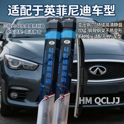 Silicone-Coated Wiper Blades Suitable for Infiniti Qx80 Three-Section Wipers, Universal Multi-Functional Silent Wiper Blades (Wiper)