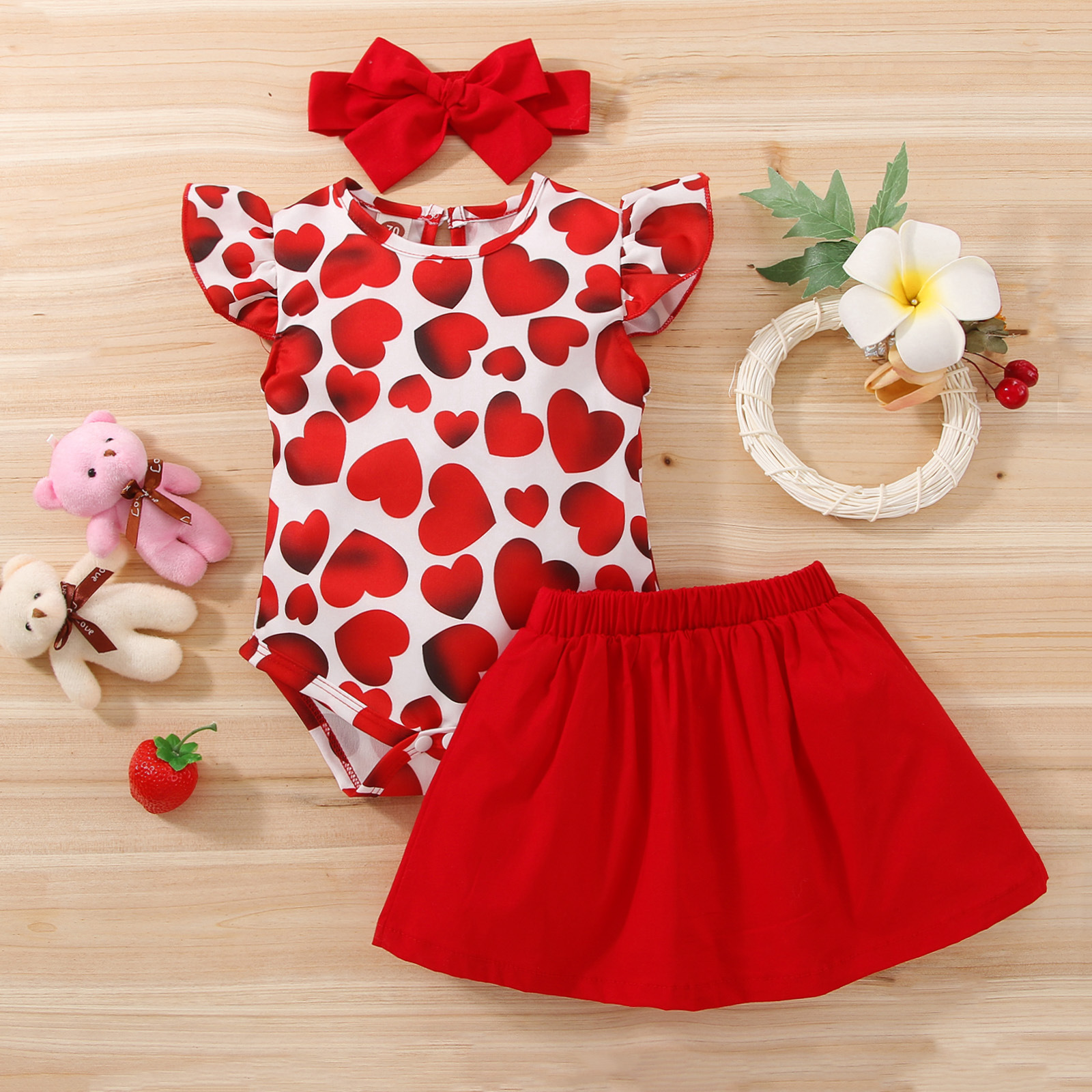 Infant Summer Dress 2021 Peach Heart Pri...