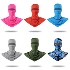 Summer outdoor sports sun protection mask for men and women covering the whole face, breathable, fishing, windproof, face and neck protection, cycling sun protection hood