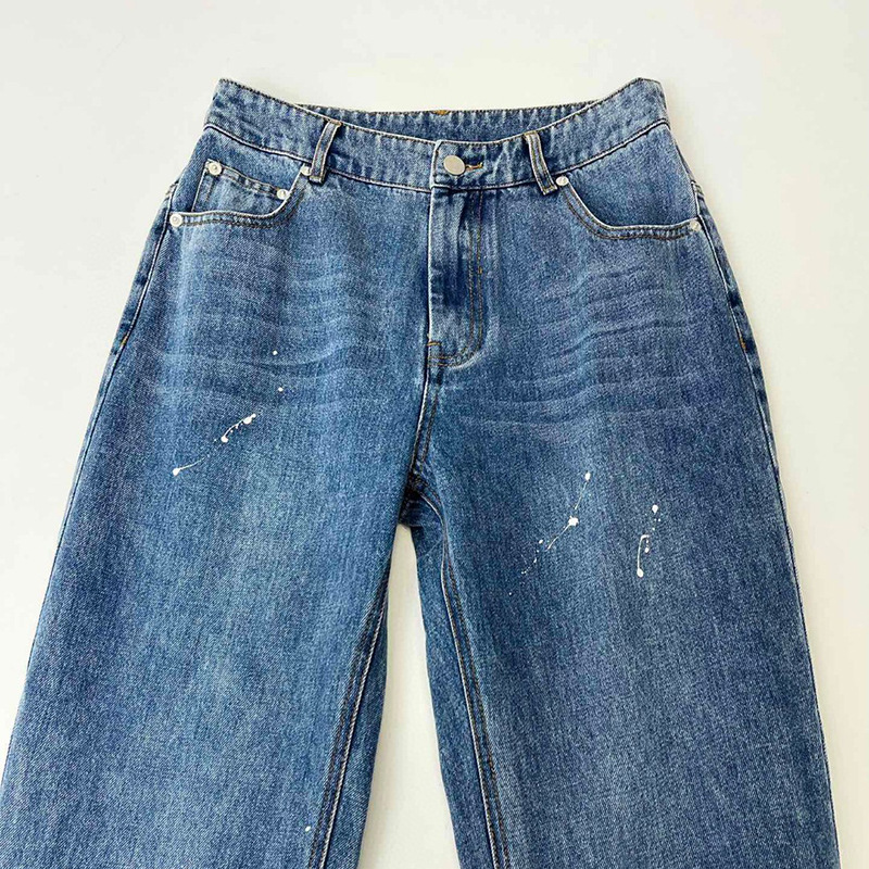 Title 3, Dames Jeans met Contrasterende Kleuren Patchwor...