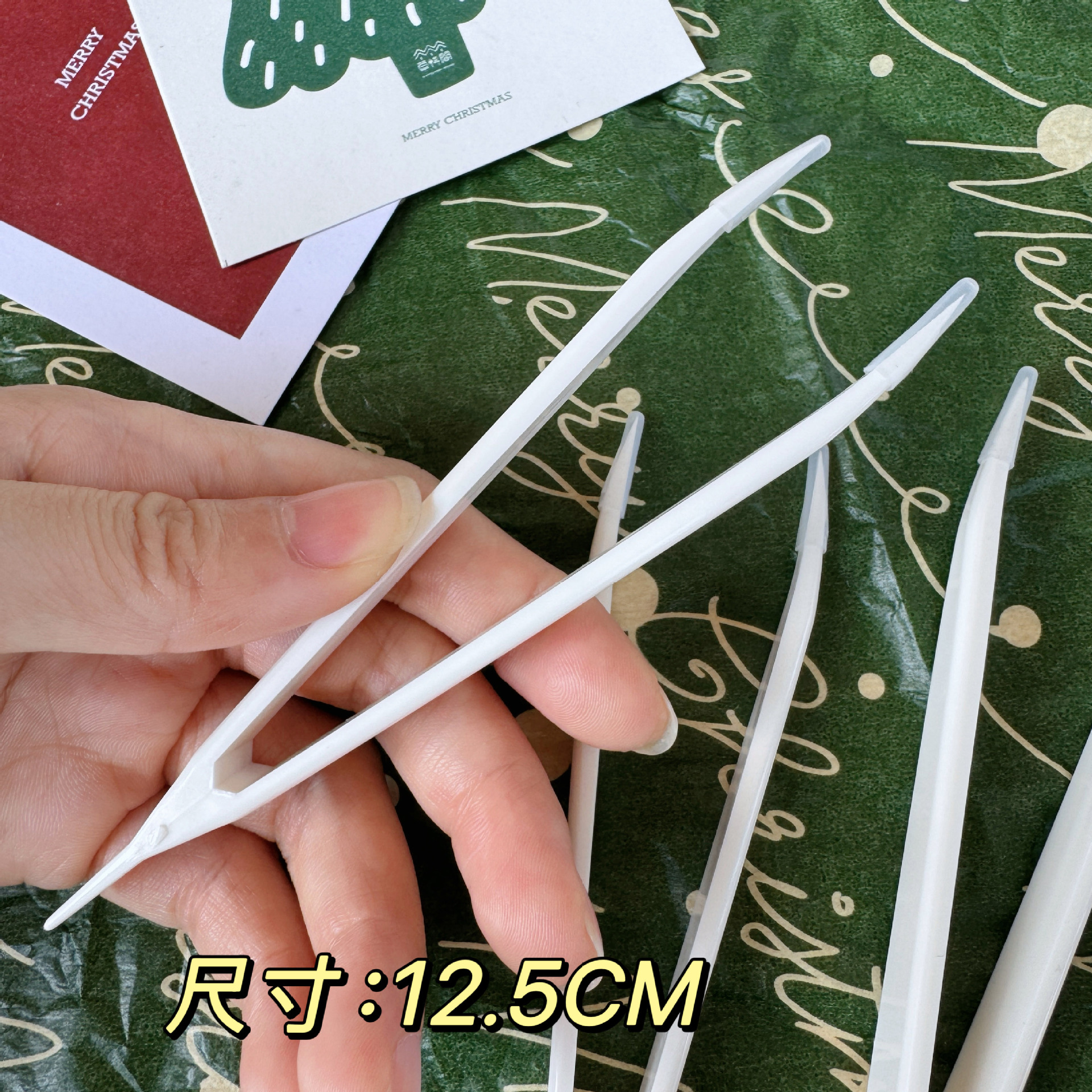 加长加大镊子 隐形眼镜盒美瞳盒佩戴工具大夹子取戴器塑料硅胶套