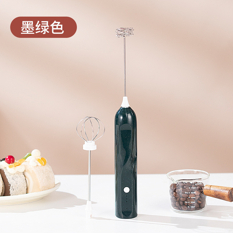 25 年新しい電動ミルク泡立て器家庭用多機能長持ちワイヤレスハンドヘルドミキサー卵ビーター|undefined