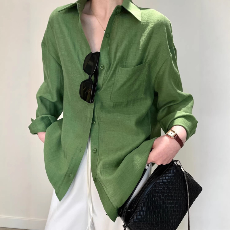 Tencel Acetate Linen, Comfortable and Textured, Loose-Fitting and Versatile Tencel Acetate Shirt, Linen Sun Protection Shirt Tencel Acetate Linen, Comfortable and Textured, Loose-Fitting and Versatile Tencel Acetate Shirt, Linen Sun Protection Shirt