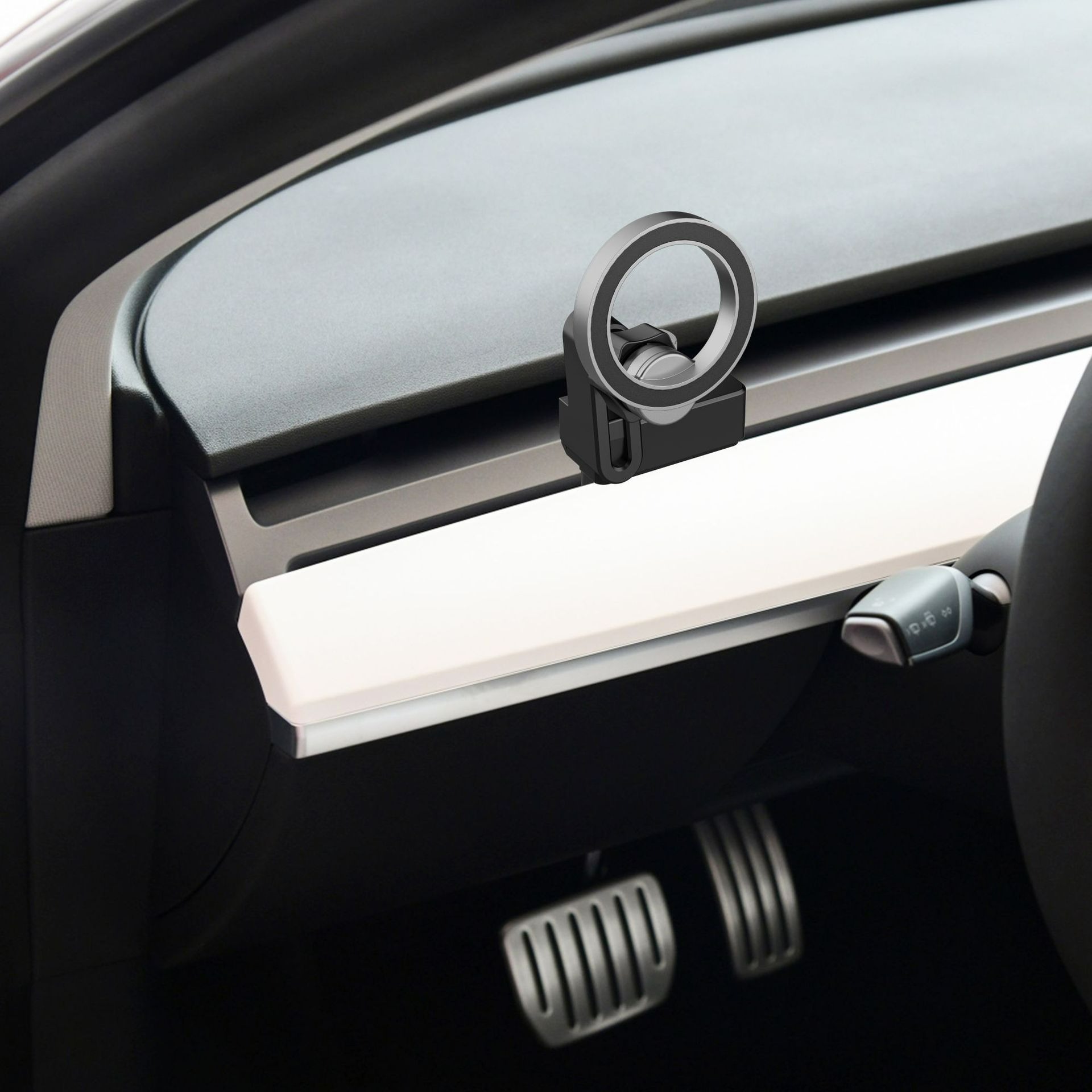 New Cross-Border Tesla Model3/Y Special Car Navigation Bracket Air Outlet Magsafe Magnetic Mobile Phone