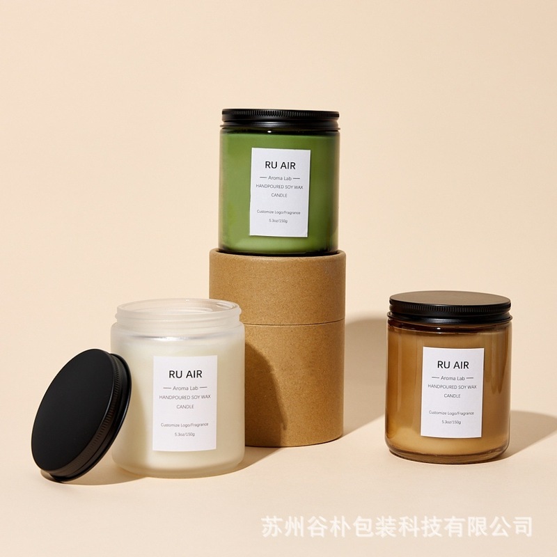 在庫あり 250ml 大型アロマキャンドルカップ ガラスボトル シンプルで見栄えの良いキャンドルカップ 手作りキャンドル DIY用|undefined