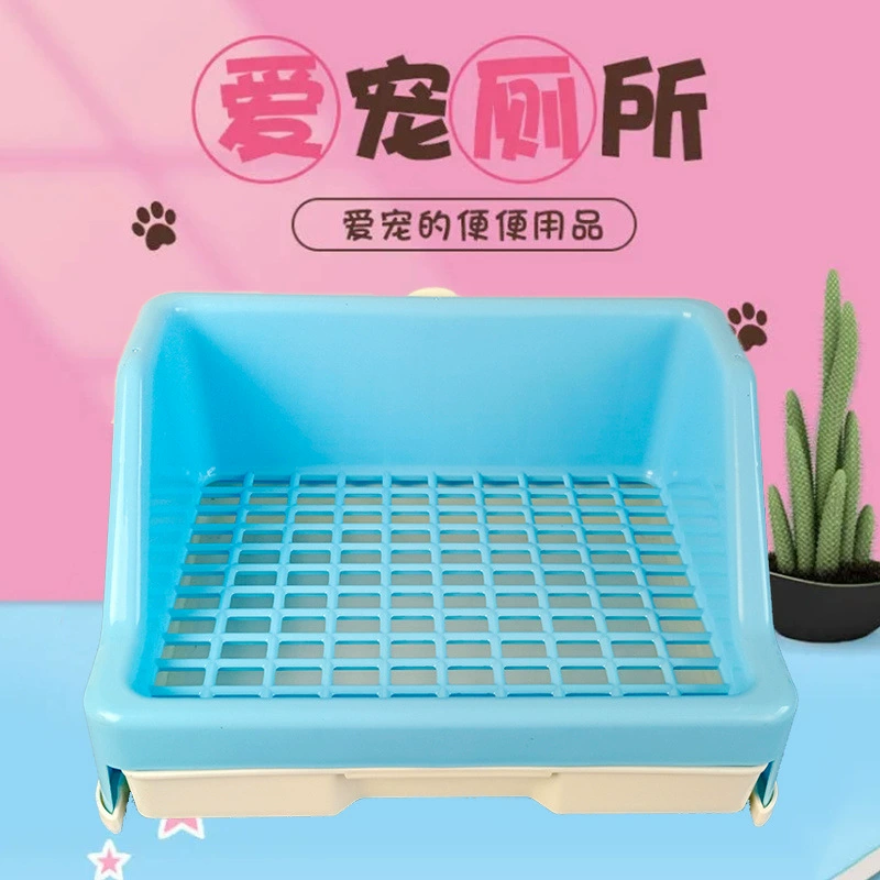 Квадратный туалет для кроликов с защитой от опрокидывания, фиксированный писсуар для кроликов, горшок для морских свинок, шиншиллы, морской свинки