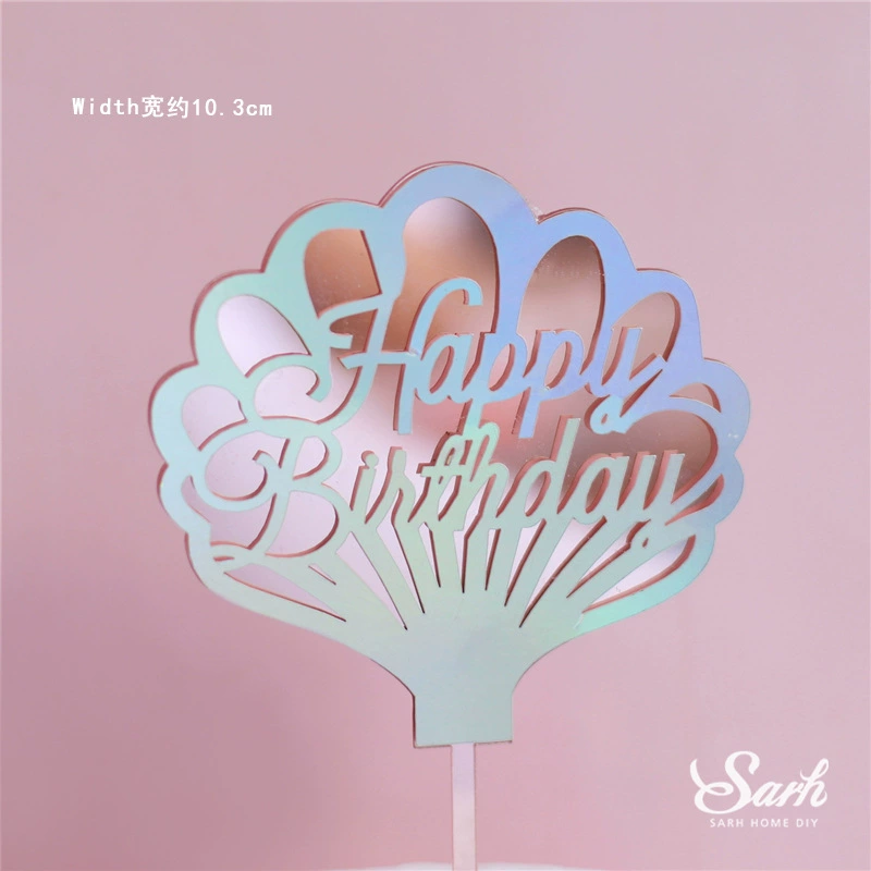 Panfan baking cake decorate the original model turtle shell shell, marine series plug -in birthday cake dessert
