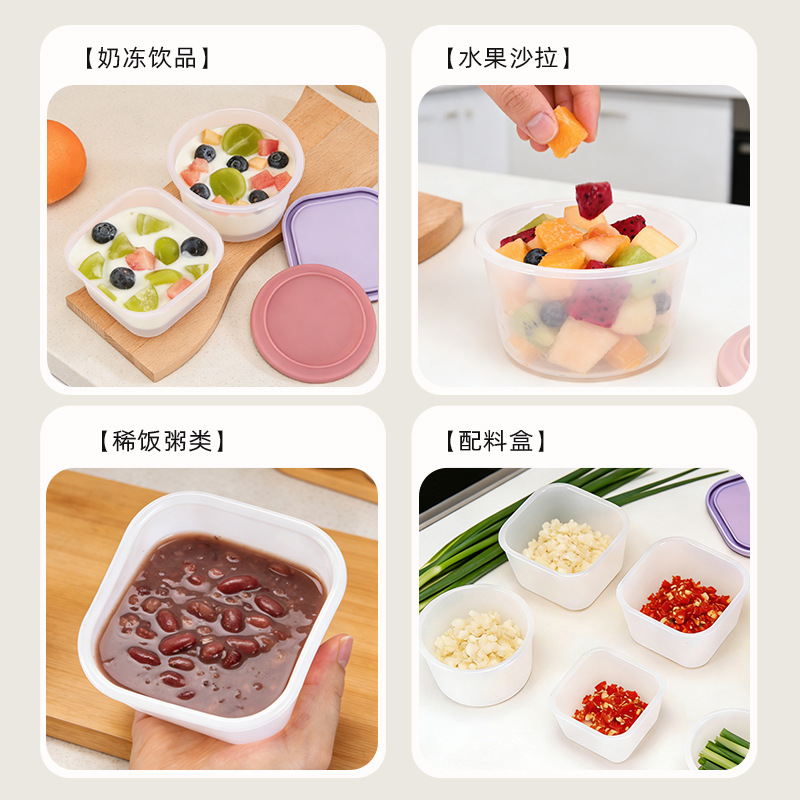 (Cross-border trading), tableware, silicone waterproof lunch box 4