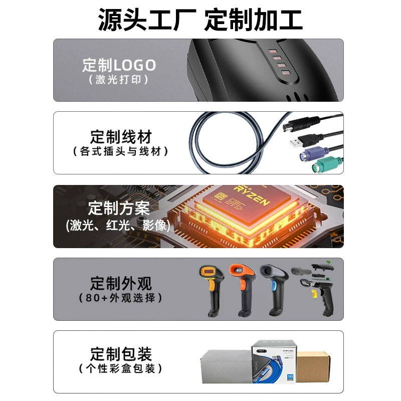 Choice L8BL Bluetooth 2D Barcode Reader Wireless Scanner