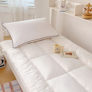 2025 New Style Fresh, Simple and Comfortable Pure Color Super Soft Skin-Friendly Fabric Student Dormitory Dormitory Single Mattress Mattress