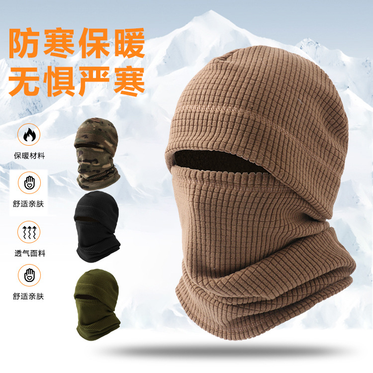 Sombrero de terciopelo al aire libre a prueba de viento y frío para hombres y mujeres, baubel caliente, sombrero de camuflaje táctico de protección de oídos para ciclismo de invierno