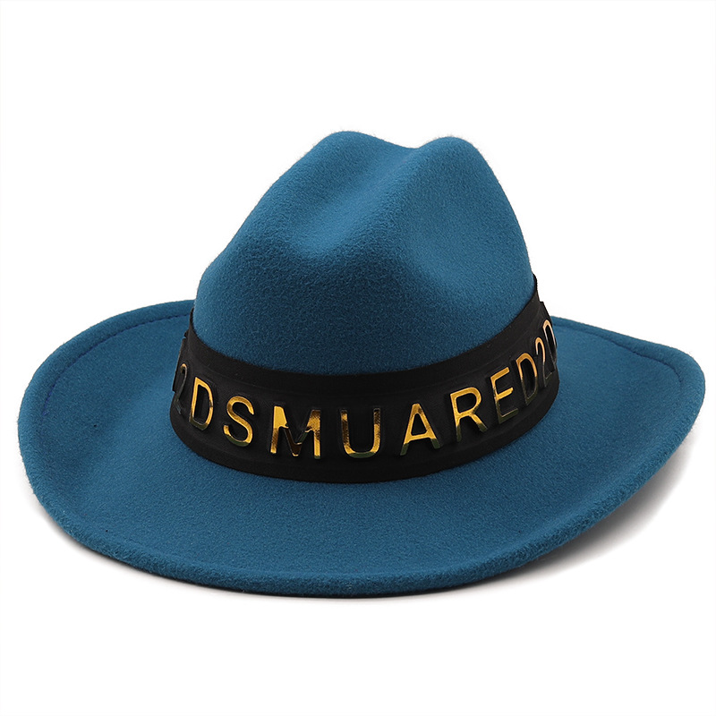 Chapeau Haut De Forme Jazz En Laine Cowboy En Gros Nihaojewelry display picture 14