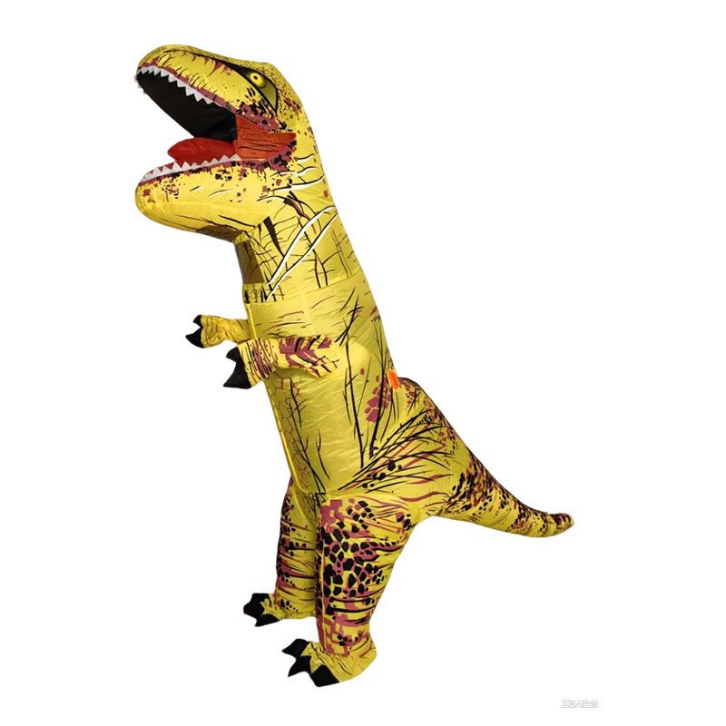 Disfraz Inflable de Tiranosaurio Rex, Accesorios para Fiestas de Disfraces de Halloween, Disfraz de Dinosaurio para Adultos y Niños