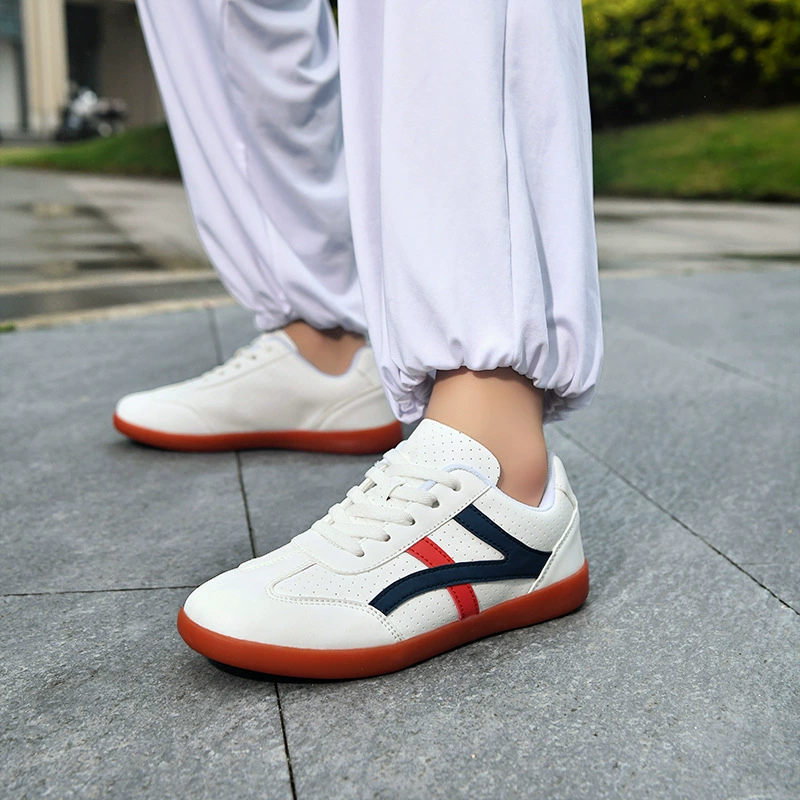 Обувь Quanzhou Tai Chi для мужчин и женщин, сухожильная подошва в одном стиле, новая весенне-летняя нескользящая и износостойкая уличная повседневная обувь для тай-чи весенне-осеннего сезона