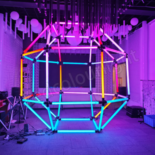 Dmx Standing Shadowless Lamp Modeling Shadowless Lamp Hanging Shadowless Lamp 360 ° Luminous Tube Led Pixel Light