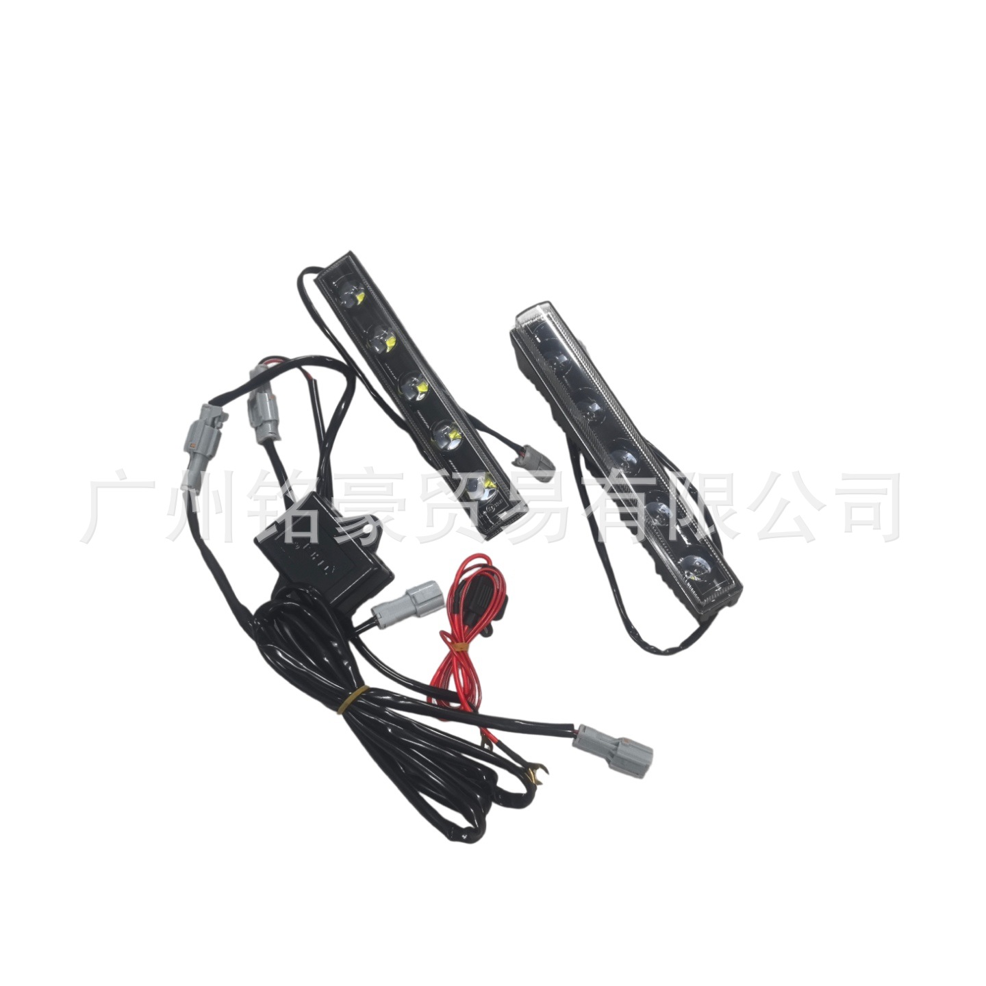 Suitable for Mercedes-Benz G-Class g500g63g350g400g55 modified headlight frame, blackened LED daytime running lights