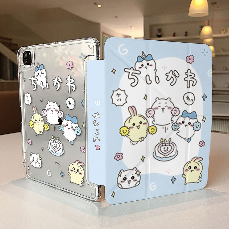 Celebrate the Jiikawa iPad Air6 Protective Case Pro 11inch Mini7 Tablet A16 Protective Cover 10/9/8 Generation 5